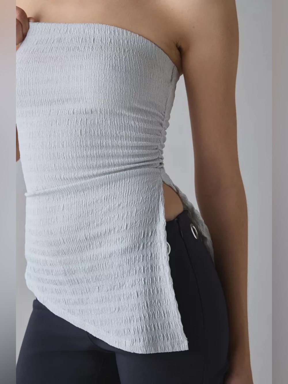 NWT Urban Outfitters Afterparty Asymmetric Flyaway Tube Top - Size S